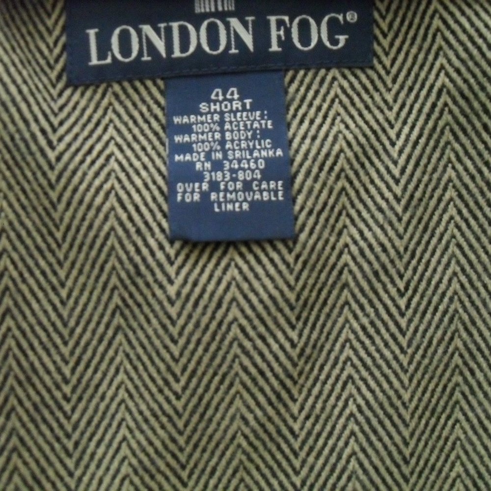 LONDON FOG TRENCH COAT